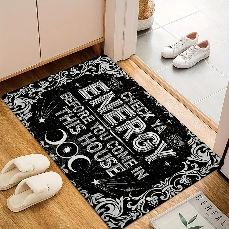 1PC Beach&Wave Pattern Door Mats Kitchen Rugs Non-Slip Pop Design Living Room Rugs Bath Mat Carpet for Home Sink Laundry Decor