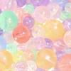 8 10 14 16mm Acrylic Plated Colored Beads Transparent Loose Spacer Round Beads DIY Exquisite Bracelet Phone Chains Accessories