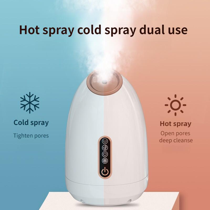 Cold and Hot Face Sprayer Small Facial Ion Water Replenishing Spray Machine Household Fragrance Beauty Face Steamer