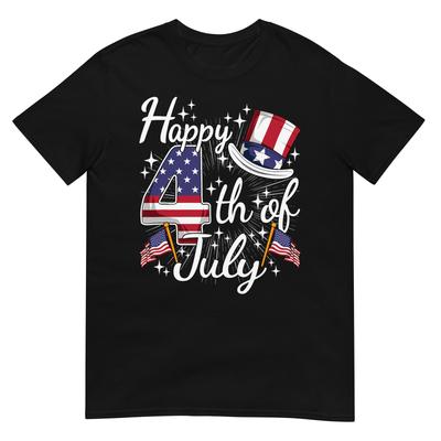 Happy 4th Of July Patriotic American Flag Usa Unisex Unisex Kids Tshirt