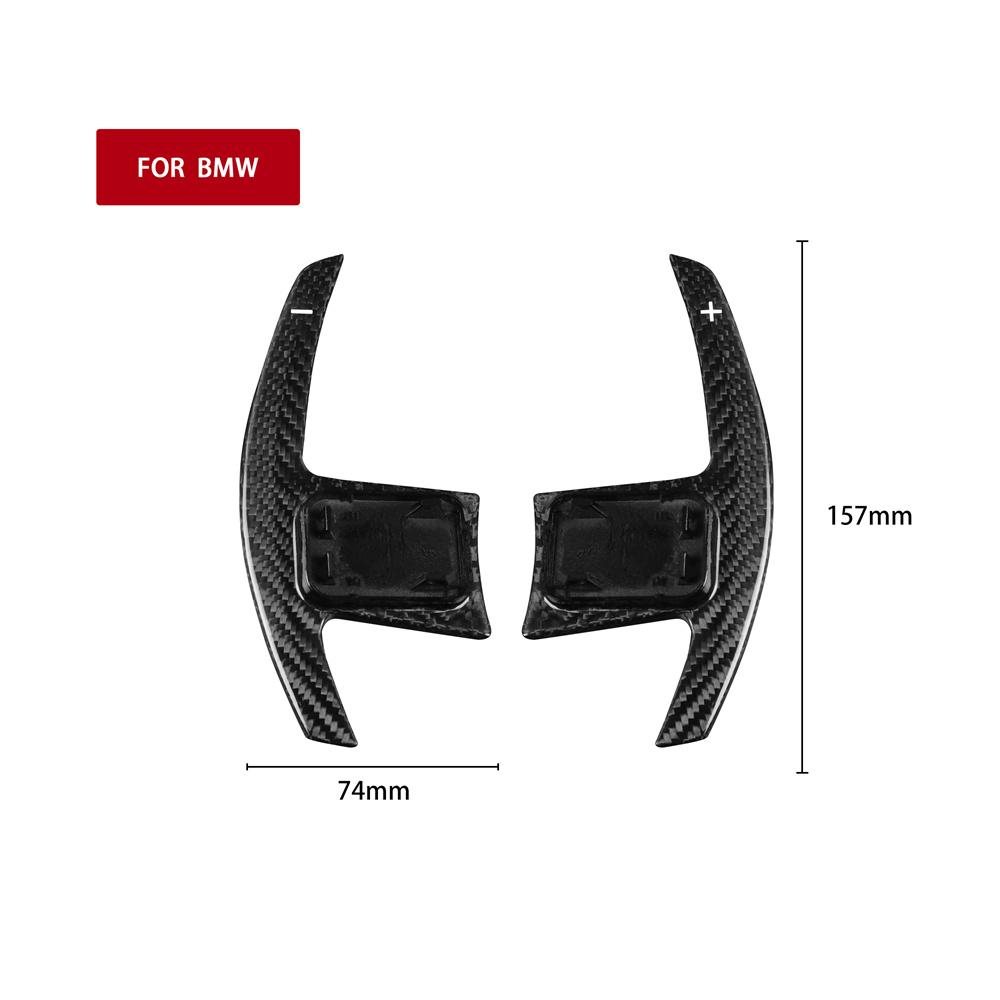 Carbon Fiber Steering Wheel Paddle Shifter Extension For BMW G20 G30 G32 F90 M5