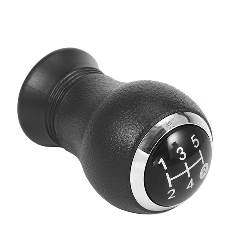 2Pcs 5 Speed Manual Gear Shift Knob Handball For Toyota Yaris Auris 2005 2006 2007 2008 2009 2010 Black