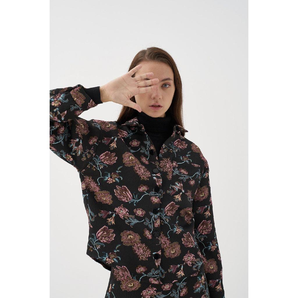 Alia Vintage Patterned Shirt Patterned