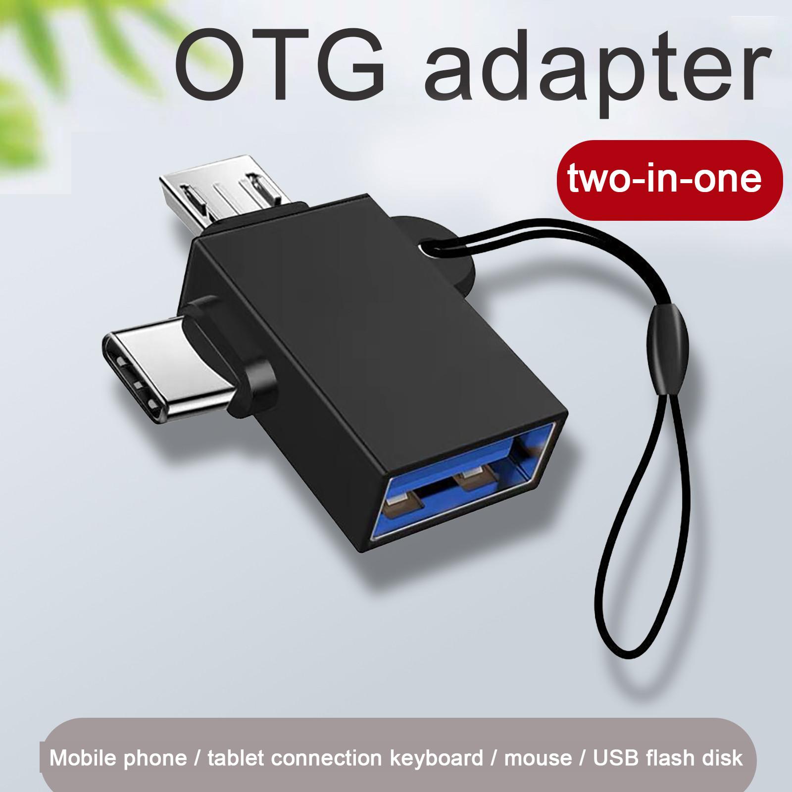 

Переходник-адаптер Sagit 2-в-1 OTG с разъема USB 3.0 «мама» на USB 3.1 типа C и разъема Micro-B
