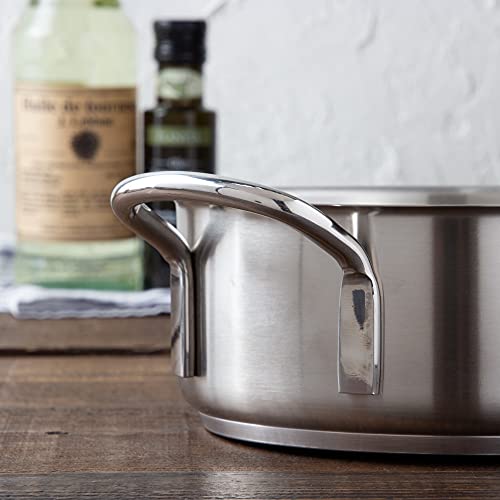 Endo Shoji Kommerzieller Murano Topf (ohne Deckel), 28cm, Induktionsgeeignet, 18-8 Edelstahl, ASTH905