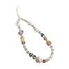 Plastic Beaded Phone Chain Pendant Telephone Lanyard Cellphone Rope Bracelet Fashion Keyring Keychain For Women Jewelry