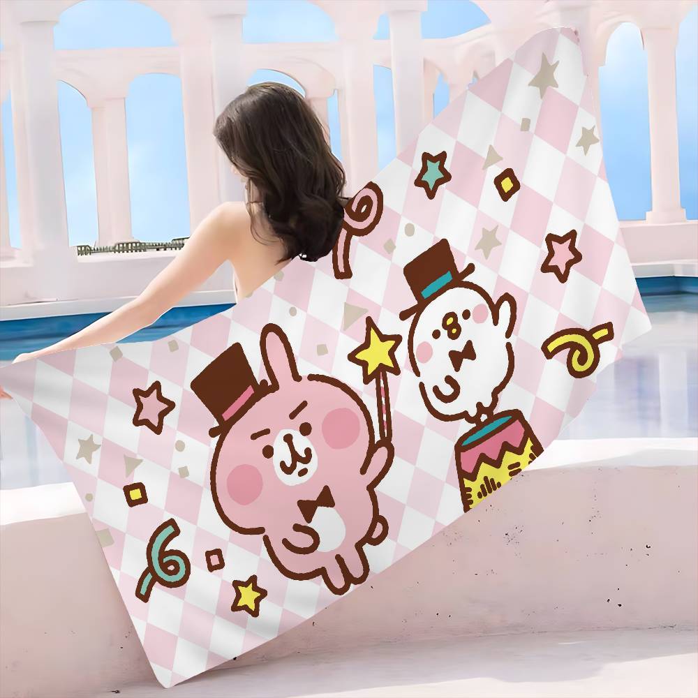 I-Illustrator K-Kanahei Big Microfiber Beach Towels Quick Dry Towel Sand Beach Towels Pool Towel for Travel Swim Pool Yoga