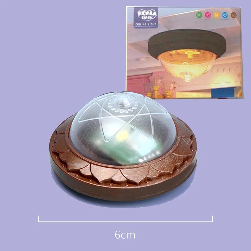 

1/12 кукольный домик коала миниатюрная модель освещение парк имитация уличный светильник потолочный светильник аксессуары мини орнамент сцена девочка игрушка