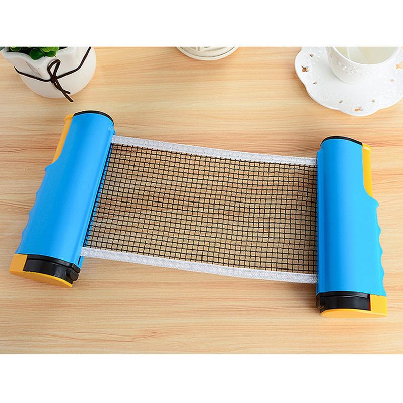 Tragbare Tischtennisnetz-Abdeckungslehre, einziehbares Tischtennis-Set, Catcher-Racks, einstellbare Werkzeuge, Outdoor, Heimsport, Clip auf