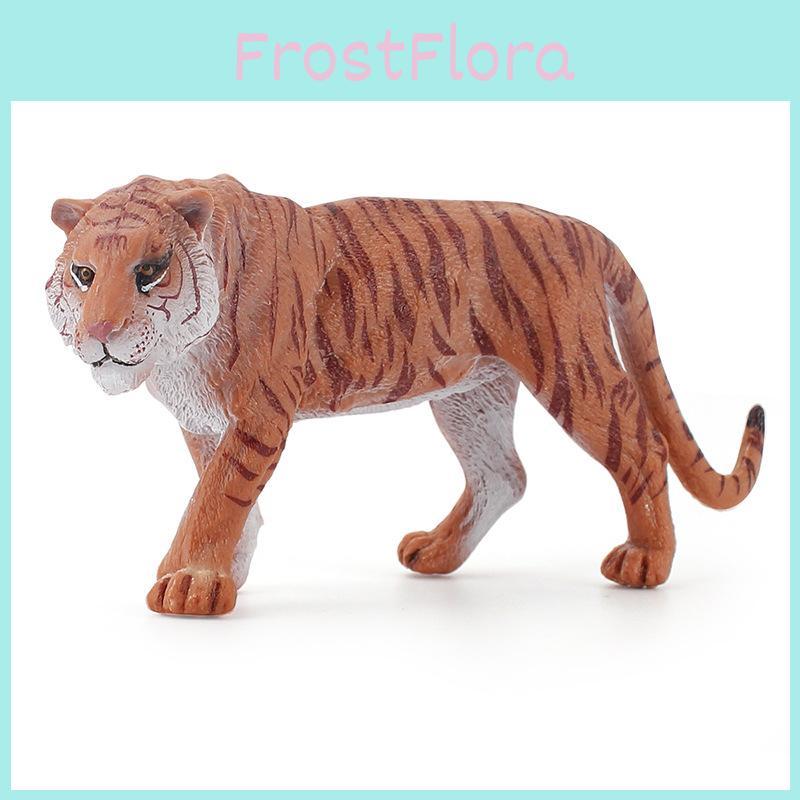 Forest Red Male Tiger Figurine With Realistic Design For Childrens Learning