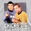 STAR TREK Unisex-Sweatshirt „Chicks Dig“ für Erwachsene