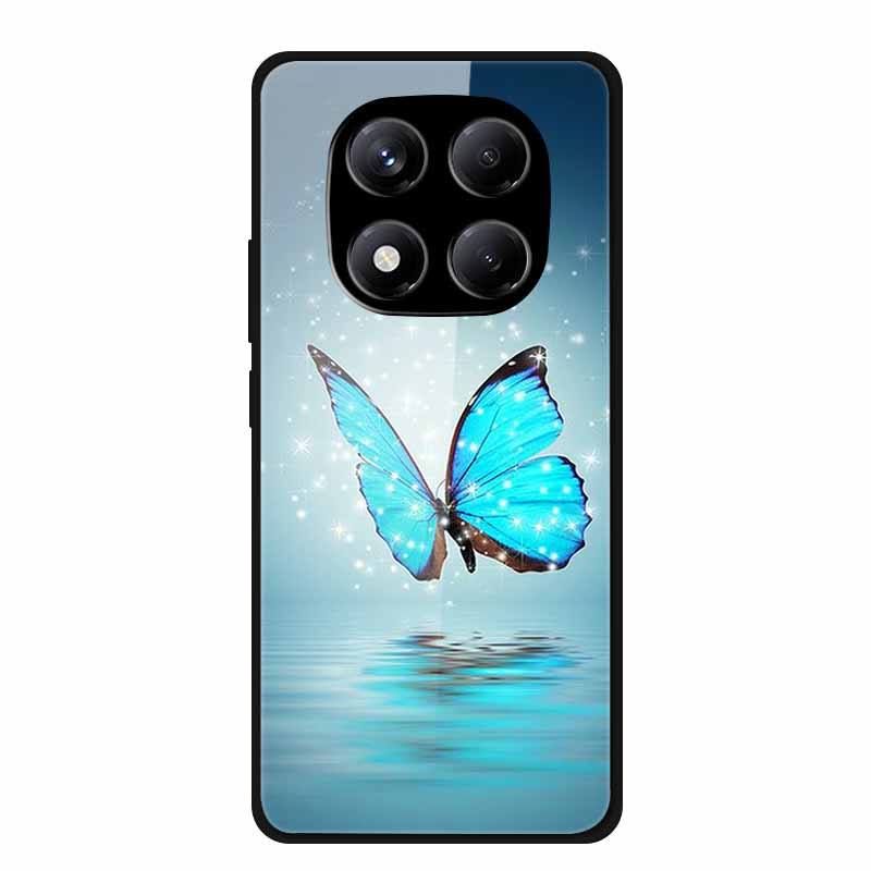 Luxury Case For Redmi Note 14 Pro 4G Tempered Glass Cover For Xiaomi Redmi Note14 Pro 4G Phone Cases Fashion Protective fundas