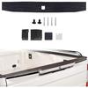 RANSOTO Tailgate Molding Trim Compatible With 2017- Ford F250 F350 F-250 F-350 Super Duty Flexible Flex Step Rear Center Truck Spoiler Protector