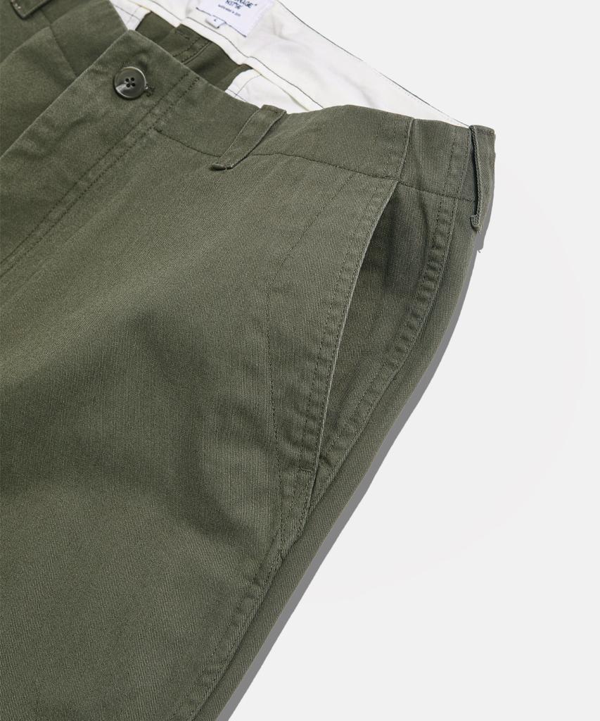 ESPIONAGE Wide Officer Pants Gray Olive