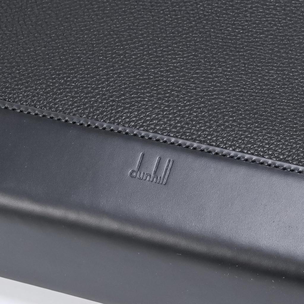 Dunhill 1893 Harness Clutch Zip Second UK Bag, Pouch, Bag, Men's, Black, 24F3136XA001, [Product Code 24F3136XA001]