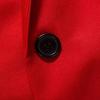 Dressjakke for menn Formell forretningsstil Cardigan med én knapp Slim Fit Langermet nedtrekkbar krage Ensfarget Groom Groomsman Bryllupsdressjakke