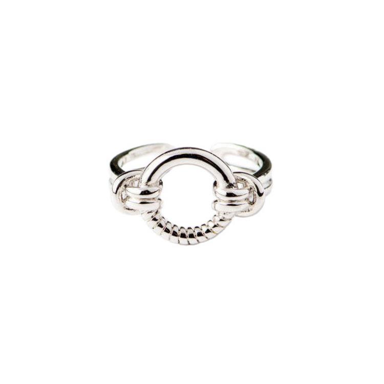 Elegant Geometric Star Ring for Women - Adjustable, Stackable, Trendy Index Finger Jewelry
