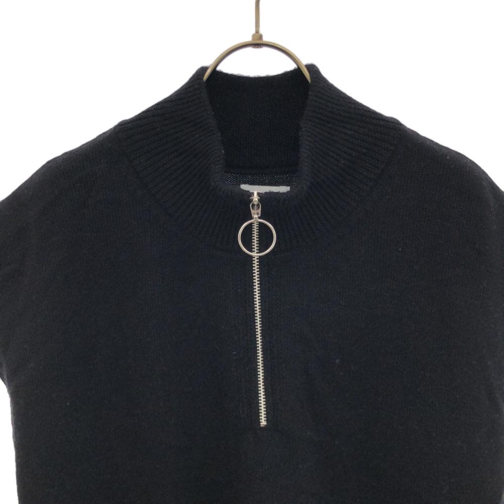 ALLEGE made in Japan Half zip Knit vest black Women Used