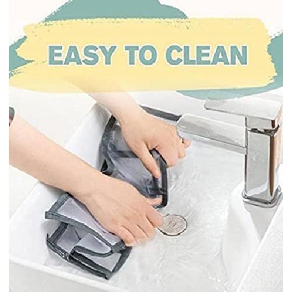 Wardrobe Organizer, 7 Grids Washable Clothes Organizer for Folded Clothes, 2 Pieces Foldable Wardrobe Clothes Organizer for Jeans, Dividers Nylon