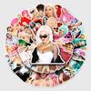 50pcs Doja Cat Graffiti Celebrity DIY Waterproof Stickers for Phone Cases and Suitcases