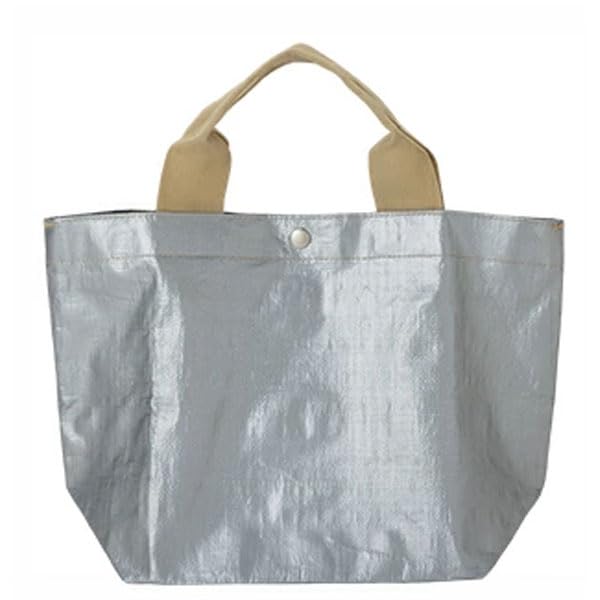 

Экологичная эко-сумка-тоут из полипропилена большой вместимости для бассейна и пляжа (Серый x Бежевый, Размер MS)