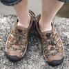 Summer Cow Leather Sandals For Men Anti-Slip Rubber Sole Outdoor Men Beach Shoes Trekking Sandals Male Hiking Sandals
