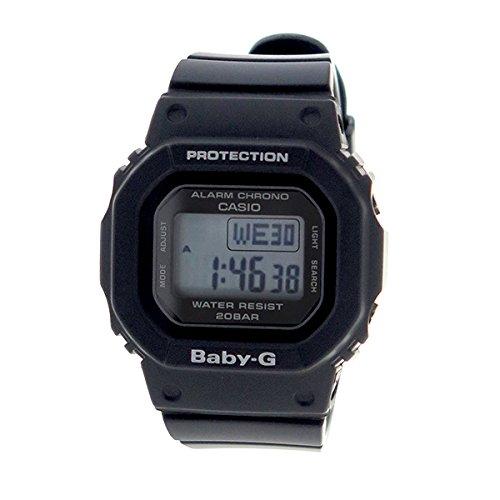 CASIO Baby-G BGD-560-1 Women's Digital Square Watch with Black Resin Band, Waterproof, Pair [Parallel Import]