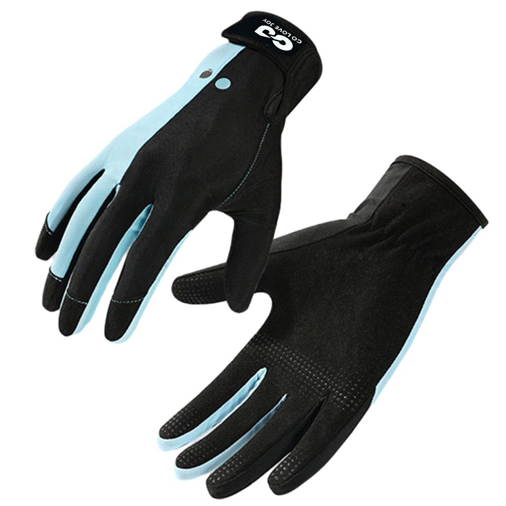 

Scuba Snorkeling Gloves Lightweight Paddling Surfing Gloves Elastic Anti-scratch Antiskid Comfortable Water Sports Equipment S синий