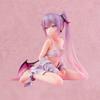 14cm Pink Eve Kneeling Cartoon Anime Girl Character Model Statue Boy Series Desktop Decoration Toy Gift