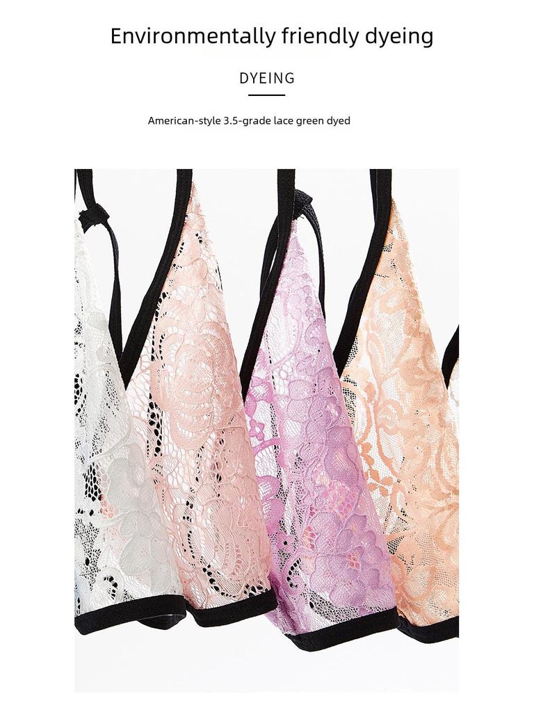 Classic European & American Sexy One-Piece Lace Bikini Thong for Women