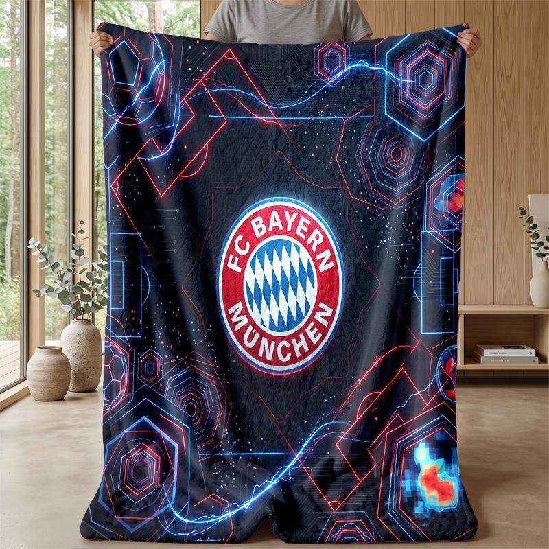 Bayern Munich Theme blanket Soft Flannel Blanket Plush Throw Blanket Cozy Sofa Bed Blanket for Home Decor