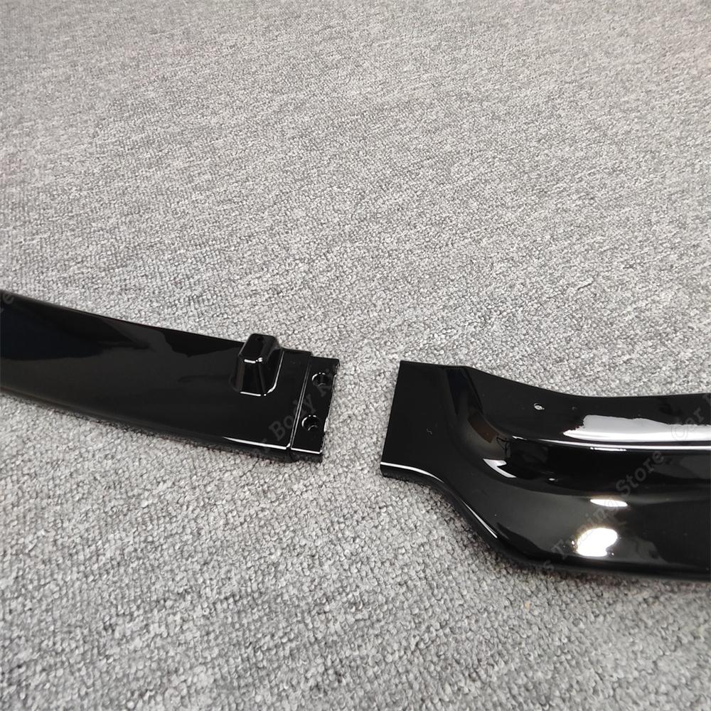 Per BMW Serie 3 F30 F31 2013-2019 Sottoparaurti Anteriore Splitter Lip Diffusore Spoiler Copertura Protettiva Protezione Deflettore Labbri Nero Lucido