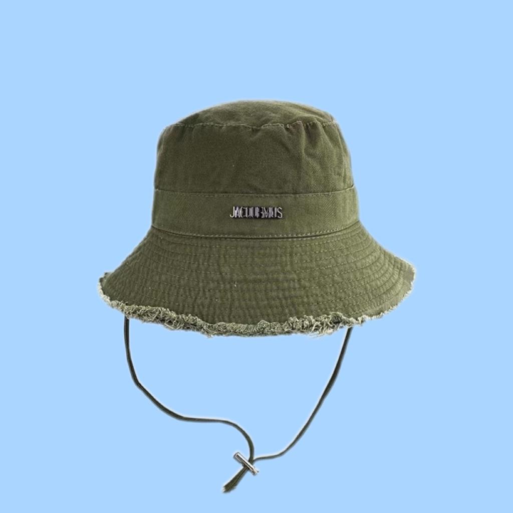 Hyuna JACQUEMUS Retro Japanischer Edge Fischerhut - Frühling/Sommer Koreanischer Stil Becken Sonnenhut für Damen