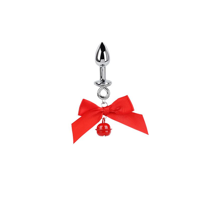 Bow Knot Bell Nipple Clamps & Anal Plugs Set – Couple's Intimate Toys Collection