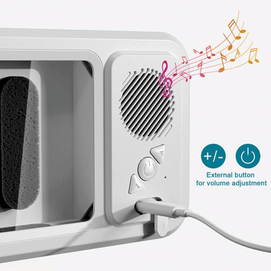 Yousheng Waterproof Mobile Phone Holder with Bluetooth-compatible Speaker Adjustable Rotation Shower Phone Stand Touch Screen Bathroom Mount