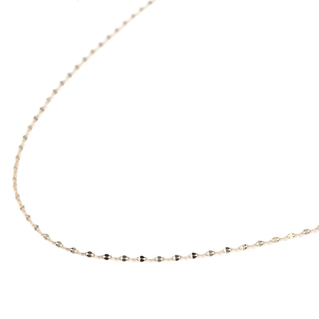 Goods Petal Halskjede 18k Gult Gull [Happy Shop] Kjede, 40cm, 1.2mm Bred,