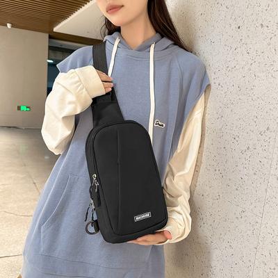 Спортивный женский небольшой рюкзак, простая большая вместимость, нагрудная сумка, походная сумка-мессенджер, нагрудный рюкзак, универсальный мужской