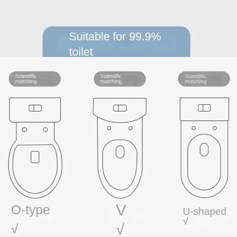 Winter Warm Toilet Seat Cover Mat Bathroom Toilet Pad Cushion with Handle Thicker Soft Washable Closestool Warmer Accessories