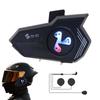 Motorcycle Headset Motorcycle Intercom Headset Colorful Light Voice Assistant Earphone Noise Cancellation For Cycling Skilling