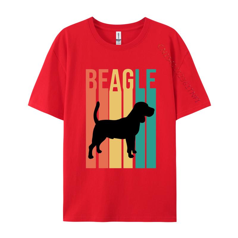 Beagle T Shirt Funny Dog Lover Shirt For Men Casual On Sale Cotton Tops Shirts Dog Silhouette Camisa for Men