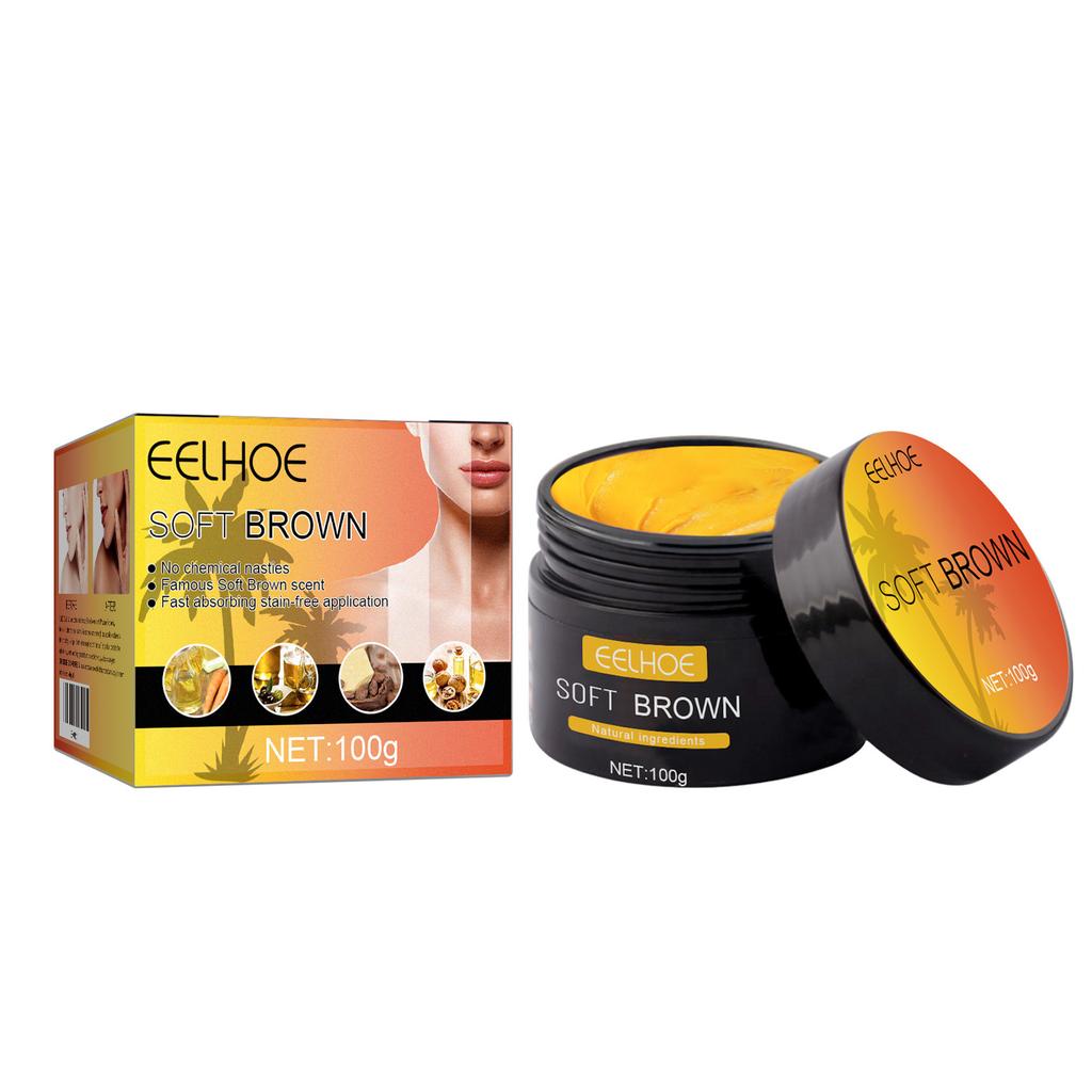 EELHOE Tanning Cream Face Body Long Lasting Bronzer Skin Tanner Suntan Protect Radiation Nourishing Natural Self-Tanning Lotion