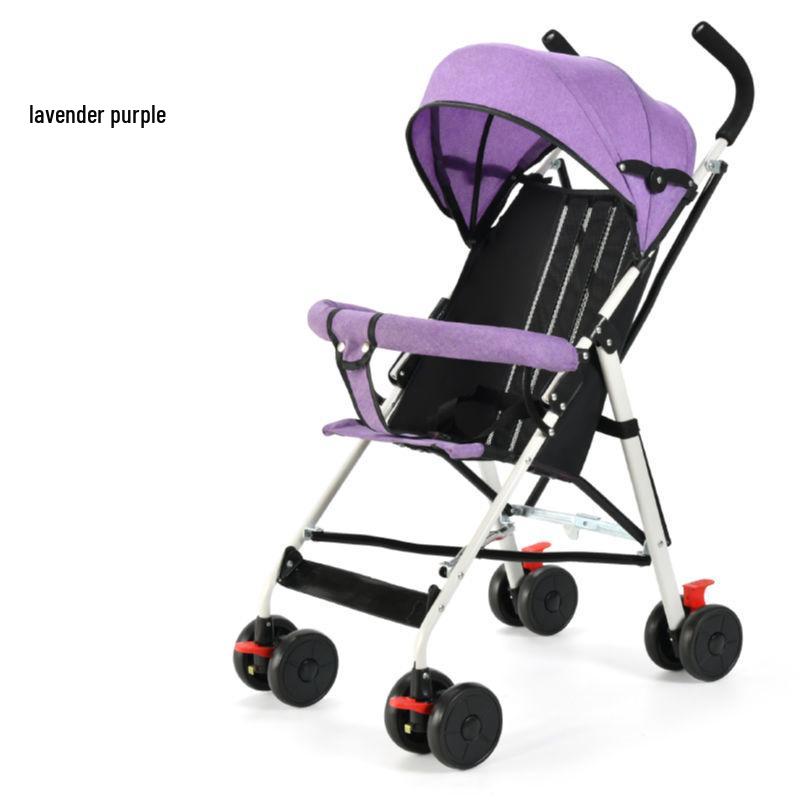 Ultralekki, Kompaktowy, Składany Wózek Dziecięcy z Amortyzacją - Idealny na Letnią Wyprawę