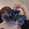 Vintage Butterfly Hairgrips Elegant Shark Clip Trendy Bow Mesh Hair Claw  Daily Use
