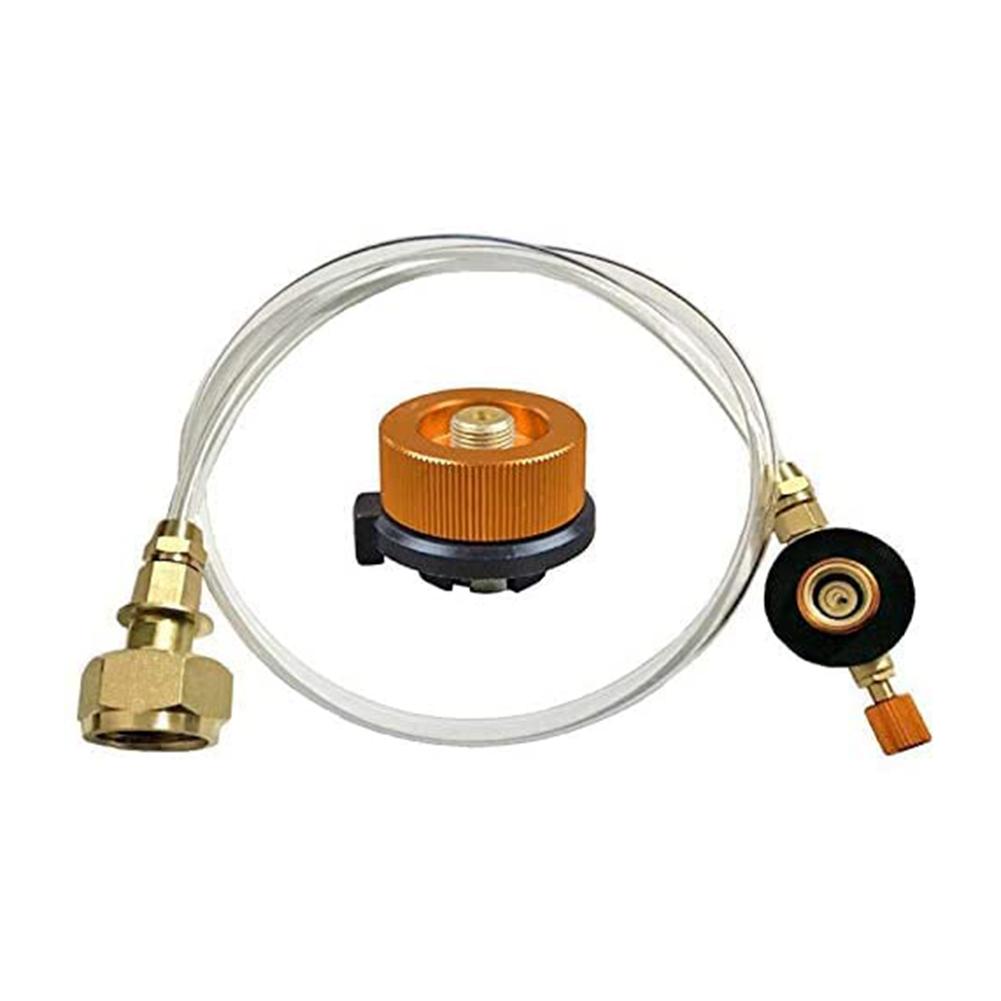 

Card Butane Gas Tank Inflation Valve Adapter Gas Tank Inflatable Camping Gas Stove Gas Refill Adapter Long Cylinder Accessories