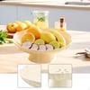 Decorative Pedestal Bowl Fruit Basket Serving Tray Food Vegetable Holder Housewarming for Display