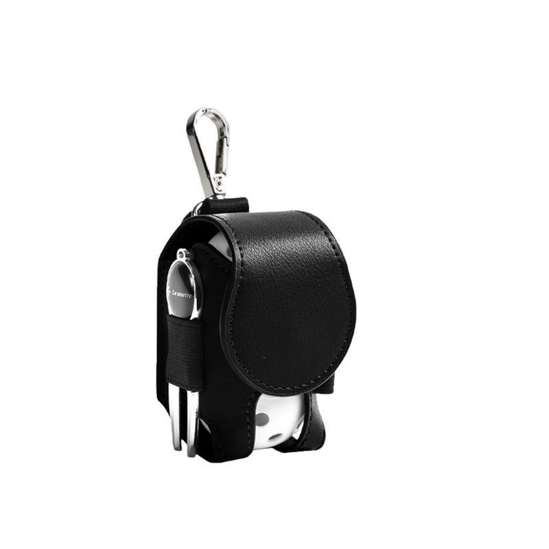 Golf Mini Double Ball Bag PU Golf Ball Bag Small Waist Bag Small Ball Bag Accessory Bag
