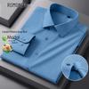 ROMON Men's Long Sleeve Wrinkle-Free Dress Shirt