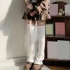 Womens Lolitas Knit Long Socks Leg Warmers Harajuku Japanese Lovely Boot Socks Warm Winter Ankle Heap Socks Gifts