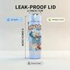 1PC Colorful Retro Collage Character Print 750ml Portable Sports Water Bottle Leakproof Gym Outdoor Travel Drink Cup