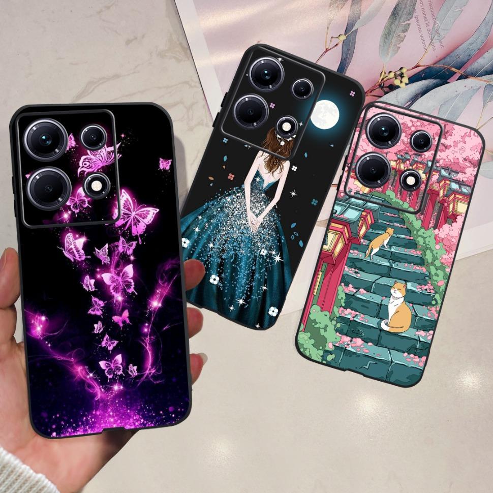 For Infinix Note 30 Pro Case Stylish Painted Cover Soft Silicone Phone Cases For Infinix Note30 Note 30 Pro X6833B X6716B Bumper
